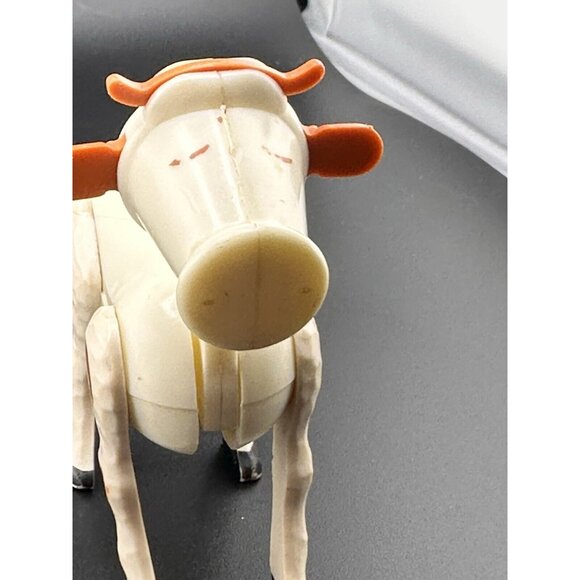 Vtg Fisher Price Little People Farm Animals Playset White And Brown Cow READ - Picture 12 of 16